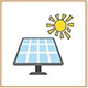 Solar panels for common areas