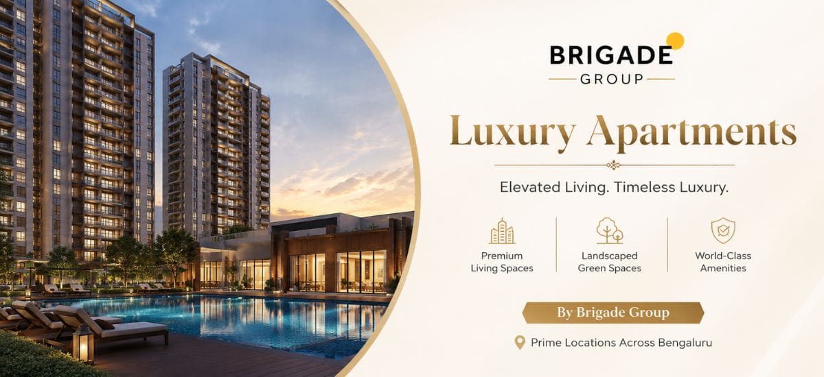 Brigade Kompally upcoming luxury apartments banner Kompally Hyderabad