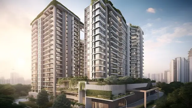 Artist's impression of premium apartments in the second phase at Neopolis