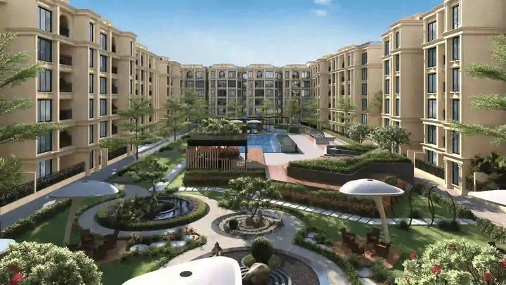 Artist's impression of apartments at Brigade Enclave, Moti Nagar