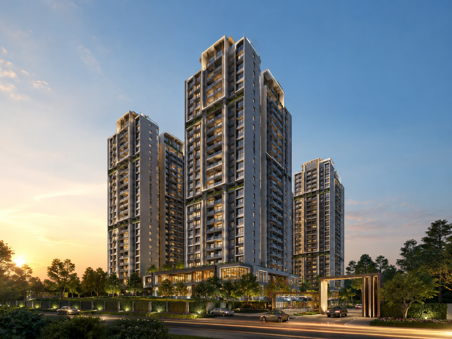 Brigade Barcelona Kokapet - luxury high-rise apartments in Neopolis Hyderabad banner